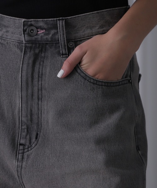 ROSE BUD（ローズバッド）の「パネルデニムパンツ（デニムパンツ・レディース・ブラック/ブルー・S/M）」の10枚目の写真