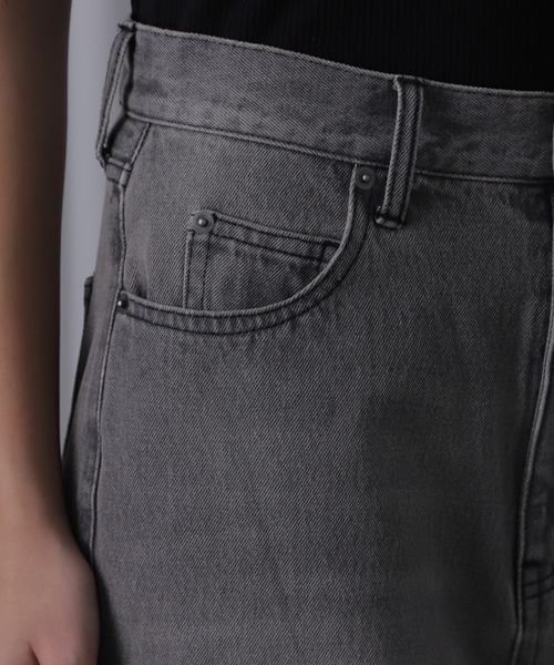 ROSE BUD（ローズバッド）の「パネルデニムパンツ（デニムパンツ・レディース・ブラック/ブルー・S/M）」の11枚目の写真