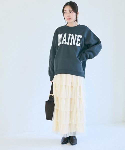 coca(coca)(コカ)の「チュールティアードスカート(スカート・レディース・ブラック/アイボリー/ライトベージュ・L/M)」の19枚目の写真