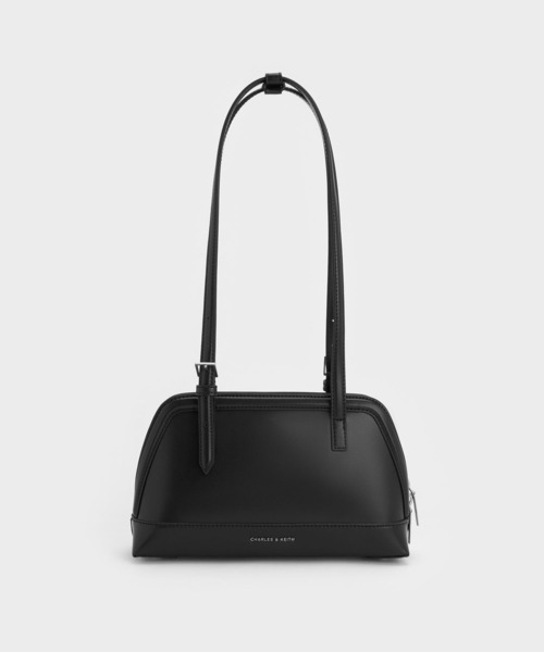 CHARLES & KEITH(チャールズ & キース)の「Enola エノラ イロンゲイティッドハンドルバッグ(トートバッグ・レディース・クリーム/スミクロ・M)」の14枚目の写真