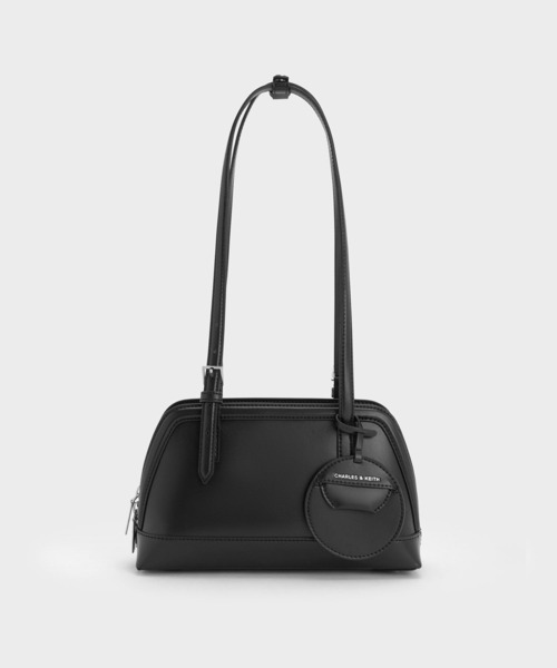 CHARLES & KEITH(チャールズ & キース)の「Enola エノラ イロンゲイティッドハンドルバッグ(トートバッグ・レディース・クリーム/スミクロ・M)」の17枚目の写真