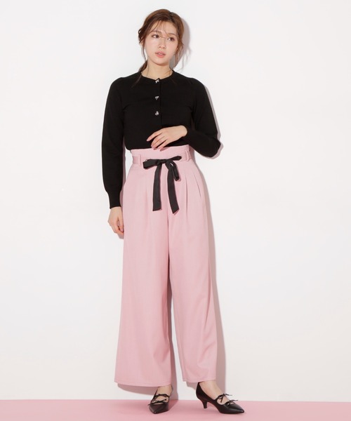 セール】◇リボンベルト付きワイドパンツ（その他パンツ）｜JILL by