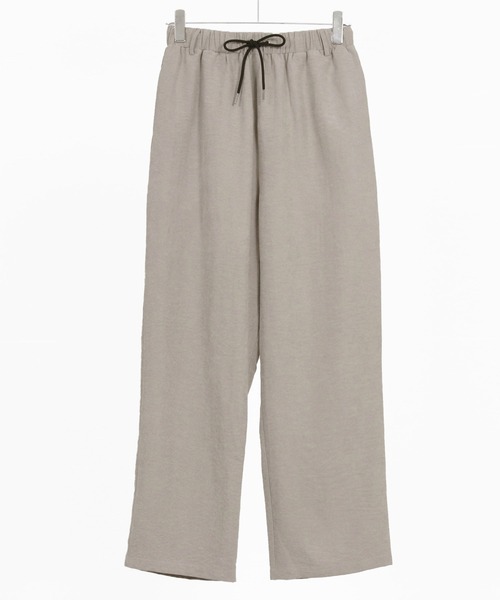 CAMBIO(カンビオ)の「mp13306-Peach Skin Wide Straight Pants ワイドストレートパンツ(その他パンツ・メンズ・ブラック/ベージュ/グレー・S/M/L)」の22枚目の写真