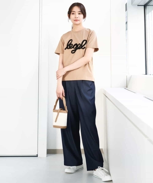 MK MICHEL KLEIN(エムケーミッシェルクラン)の「デニムライクワイドパンツ/洗える(デニムパンツ・レディース・ネイビー・38/36)」の21枚目の写真