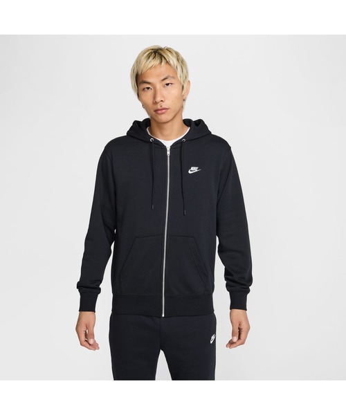 大勧め ナイキ フーディ フルジップ L/S FT クラブ ナイキ NIKE ウォーキング・ランニングウェア
