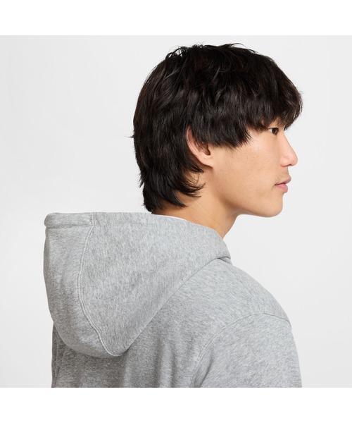 NIKE(ナイキ)の「ナイキ NIKE ナイキ クラブ FT L/S フルジップ フーディ(パーカー・メンズ・グレー/ブラック・S/M/L/LL/3L)」の13枚目の写真
