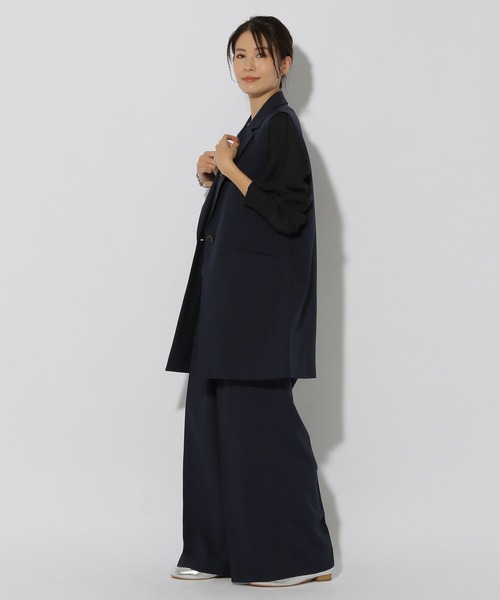 Elura(エルーラ)の「映えラクイージーワイドパンツ<低身長サイズあり>/292397(その他パンツ・レディース・ネイビー/ライトグレー/グレイッシュベージュ・MEDIUM/LARGE/FREE(S))」の22枚目の写真