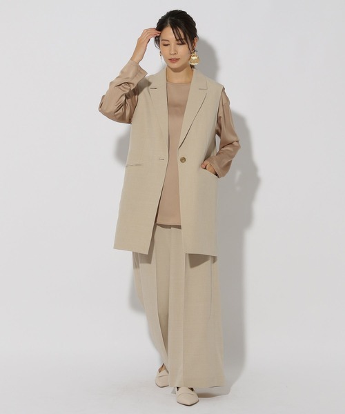 Elura(エルーラ)の「映えラクイージーワイドパンツ<低身長サイズあり>/292397(その他パンツ・レディース・ネイビー/ライトグレー/グレイッシュベージュ・MEDIUM/LARGE/FREE(S))」の16枚目の写真