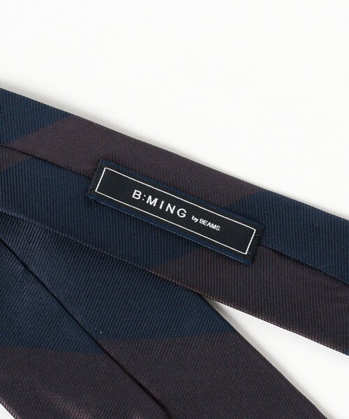 B:MING by BEAMS(ビーミングバイビームス)の「シルク ストライプ ネクタイ① 25SS(ネクタイ・メンズ・パープル/ライトブルー/ブラウン/ブルー/ミント・ONE SIZE)」の8枚目の写真