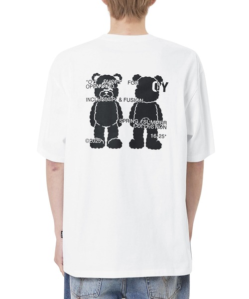 ★OY★EMBOSSED ODOLLY TEE - BLACK★正規品/韓国直送料込/人気 OY HUG DOLLY ODOLLY TEE/全2色[品番：PBIW0003040]｜DAESE