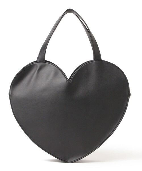 CAROLINA GLASER（カロリナ グレイサー）の「Lara＆Heart / Heart bag（トートバッグ・レディース・ブラック・ONE SIZE）」の5枚目の写真
