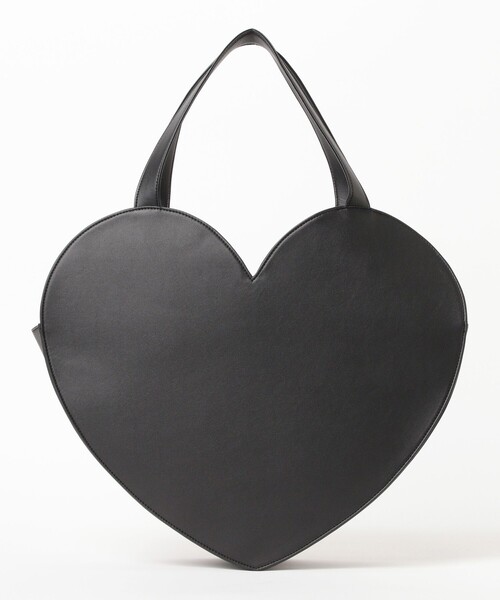 CAROLINA GLASER（カロリナ グレイサー）の「Lara＆Heart / Heart bag（トートバッグ・レディース・ブラック・ONE SIZE）」の7枚目の写真