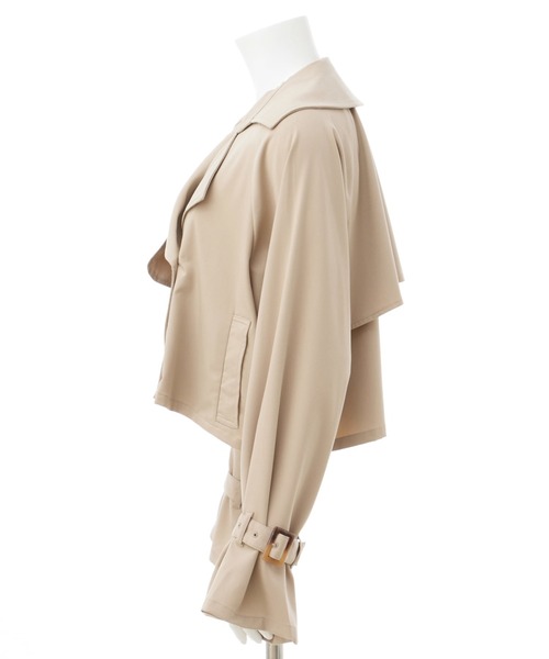 INGNI（イング）の「【WEB限定】ショート丈トレンチコート（トレンチコート・レディース・ベージュ/ライトベージュ・M）」の19枚目の写真