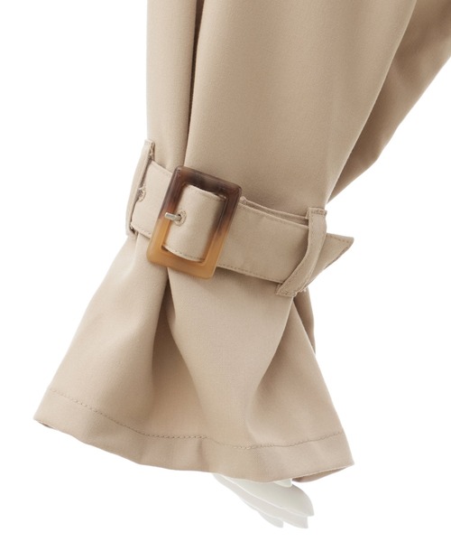 INGNI（イング）の「【WEB限定】ショート丈トレンチコート（トレンチコート・レディース・ベージュ/ライトベージュ・M）」の22枚目の写真