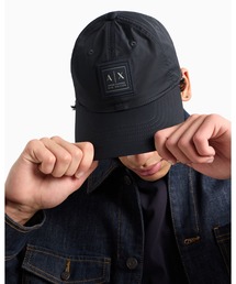【A|X アルマーニ エクスチェンジ】AXロゴパッチ キャップ