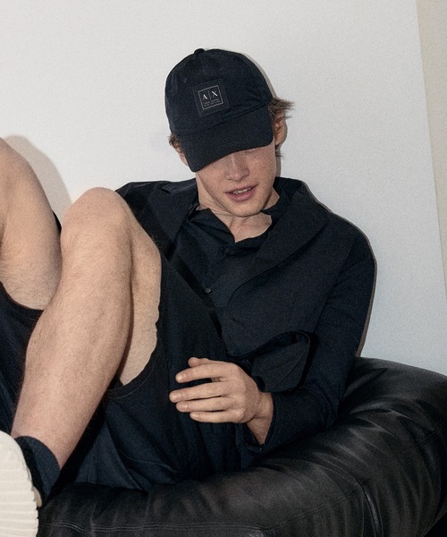 ARMANI EXCHANGE（アルマーニエクスチェンジ）の「【A|X アルマーニ エクスチェンジ】AXロゴパッチ キャップ（キャップ・メンズ・ダークネイビー・FREE）」の3枚目の写真
