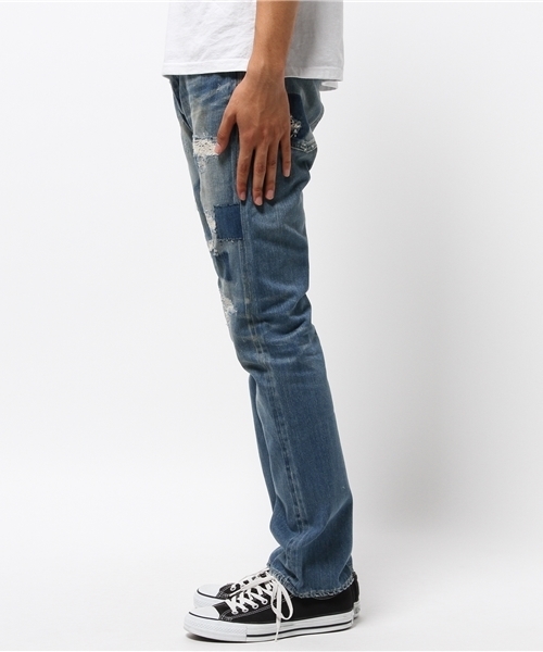 HYSTERIC GLAMOUR（ヒステリックグラマー）の「POR加工デニム スリム