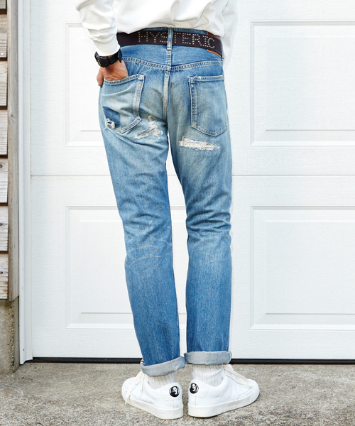 HYSTERIC GLAMOUR（ヒステリックグラマー）の「POR加工デニム スリム