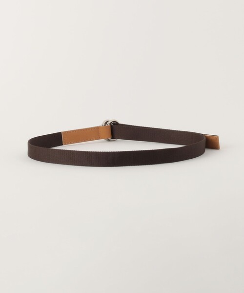 BEAUTY&YOUTH UNITED ARROWS(ビューティーアンドユースユナイテッドアローズ)の「【別注】<Dhal> リング ベルト 25mm(ベルト・メンズ・ブラック/ダークブラウン・FREE)」の3枚目の写真