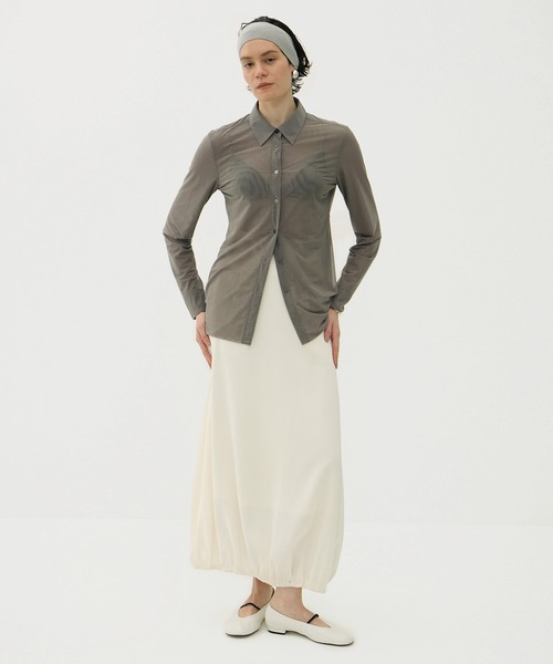 セール】LAYERED SHEER SHIRTS（シャツ/ブラウス）｜CLANE