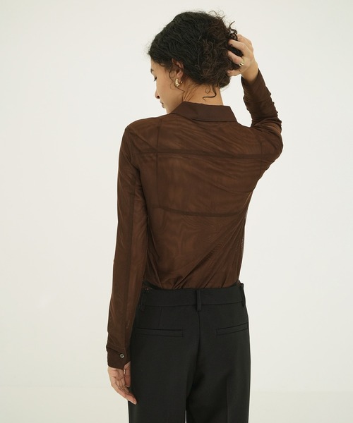 セール】LAYERED SHEER SHIRTS（シャツ/ブラウス）｜CLANE