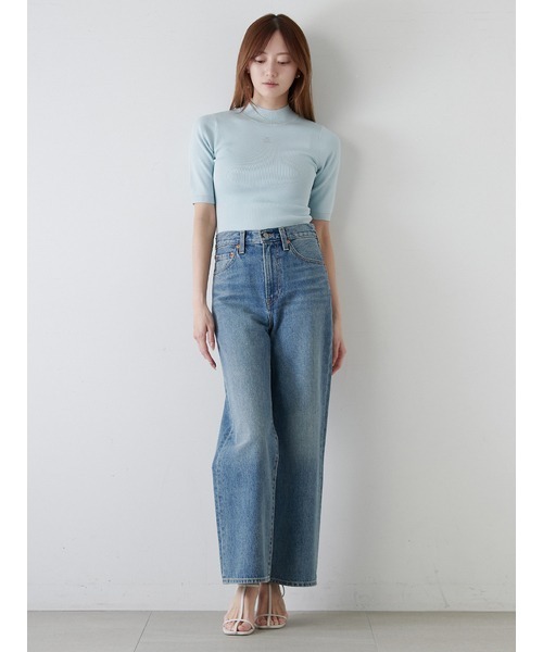 スナイデル　ニットトップス SNIDEL ニット セーター シアースラブニットトップス レディース