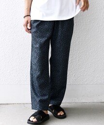SHIPS any:〈洗濯機可能〉リネンライク セミワイド パンツ(セットアップ対応) 25SS◇