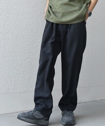SHIPS any:〈洗濯機可能〉リネンライク セミワイド パンツ(セットアップ対応) 25SS◇