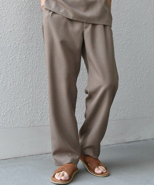 SHIPS any(シップス エニィ)の「SHIPS any:〈洗濯機可能〉リネンライク セミワイド パンツ(セットアップ対応) 25SS◇(その他パンツ・メンズ・ダークグレー/ネイビー/ブラウン/オリーブ/ブルー/その他・SMALL/MEDIUM/LARGE)」の14枚目の写真