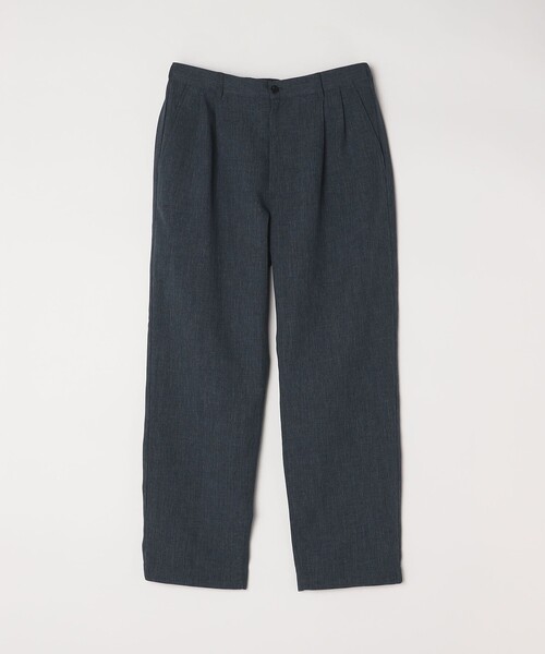 SHIPS any:〈洗濯機可能〉リネンライク セミワイド パンツ