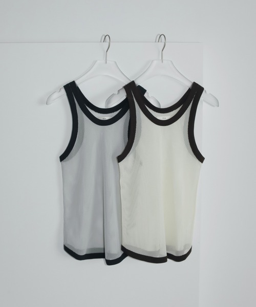 セール】Mesh Tanktop（Tシャツ/カットソー）｜anuke