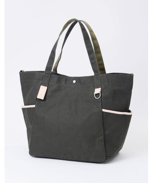 master-piece（マスターピース）の「master-piece / RB TOTE2 トートバッグL / No.224050（トートバッグ・メンズ・アイボリー/ブラック/カーキ/グレー/ブルー・FREE）」の4枚目の写真