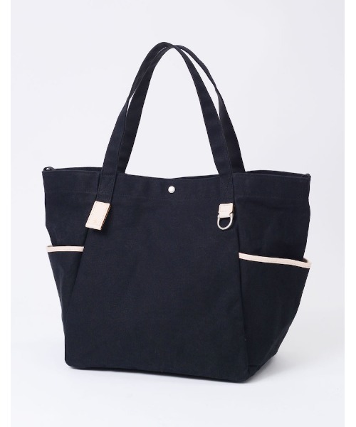 master-piece（マスターピース）の「master-piece / RB TOTE2 トートバッグL / No.224050（トートバッグ・メンズ・アイボリー/ブラック/カーキ/グレー/ブルー・FREE）」の2枚目の写真