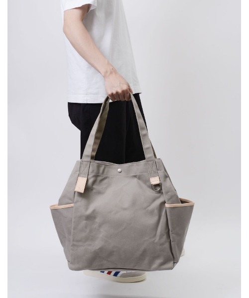 master-piece（マスターピース）の「master-piece / RB TOTE2 トートバッグL / No.224050（トートバッグ・メンズ・アイボリー/ブラック/カーキ/グレー/ブルー・FREE）」の14枚目の写真