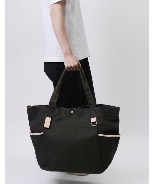 master-piece（マスターピース）の「master-piece / RB TOTE2 トートバッグL / No.224050（トートバッグ・メンズ・アイボリー/ブラック/カーキ/グレー/ブルー・FREE）」の21枚目の写真