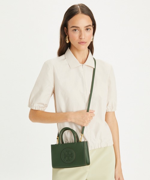 TORY BURCH(トリーバーチ)の「エラ バイオ ミニトート(ショルダーバッグ・レディース・オリーブ/サンドベージュ・ONE SIZE)」の3枚目の写真