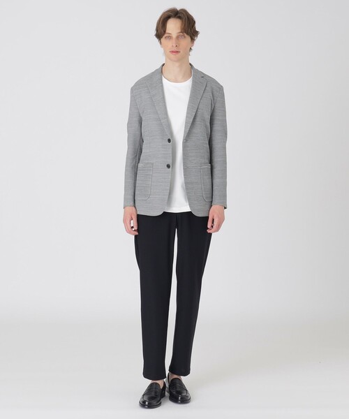 BLACK LABEL CRESTBRIDGE(ブラックレーベル・クレストブリッジ)の「コンフォータブルメランジニットジャケット(その他アウター・メンズ・ネイビー/グレー系その他・S/M/L/XL)」の3枚目の写真