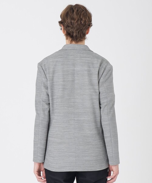 BLACK LABEL CRESTBRIDGE(ブラックレーベル・クレストブリッジ)の「コンフォータブルメランジニットジャケット(その他アウター・メンズ・ネイビー/グレー系その他・S/M/L/XL)」の6枚目の写真