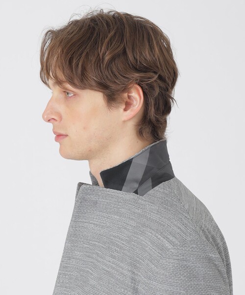 BLACK LABEL CRESTBRIDGE(ブラックレーベル・クレストブリッジ)の「コンフォータブルメランジニットジャケット(その他アウター・メンズ・ネイビー/グレー系その他・S/M/L/XL)」の7枚目の写真