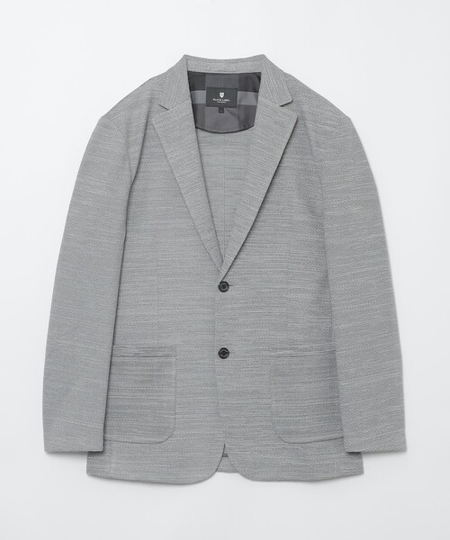 BLACK LABEL CRESTBRIDGE(ブラックレーベル・クレストブリッジ)の「コンフォータブルメランジニットジャケット(その他アウター・メンズ・ネイビー/グレー系その他・S/M/L/XL)」の9枚目の写真