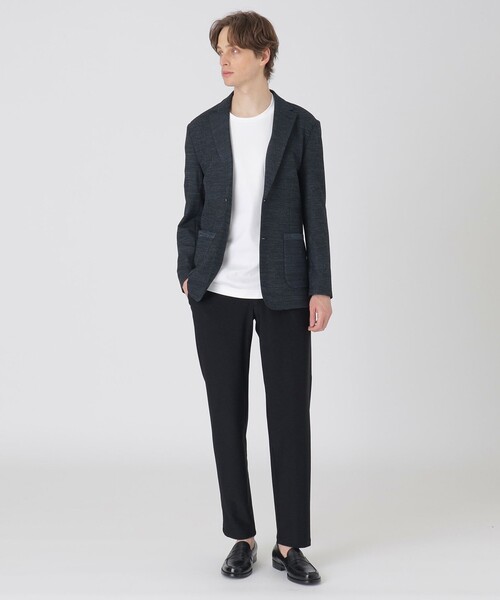 BLACK LABEL CRESTBRIDGE(ブラックレーベル・クレストブリッジ)の「コンフォータブルメランジニットジャケット(その他アウター・メンズ・ネイビー/グレー系その他・S/M/L/XL)」の10枚目の写真