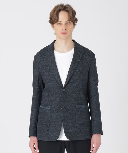 BLACK LABEL CRESTBRIDGE(ブラックレーベル・クレストブリッジ)の「コンフォータブルメランジニットジャケット(その他アウター・メンズ・ネイビー/グレー系その他・S/M/L/XL)」の11枚目の写真