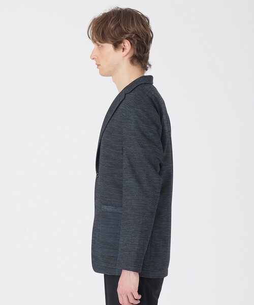 BLACK LABEL CRESTBRIDGE(ブラックレーベル・クレストブリッジ)の「コンフォータブルメランジニットジャケット(その他アウター・メンズ・ネイビー/グレー系その他・S/M/L/XL)」の12枚目の写真