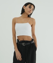 CLANE（クラネ）の「THIN CORD BARE TOP（キャミソール）」 - WEAR