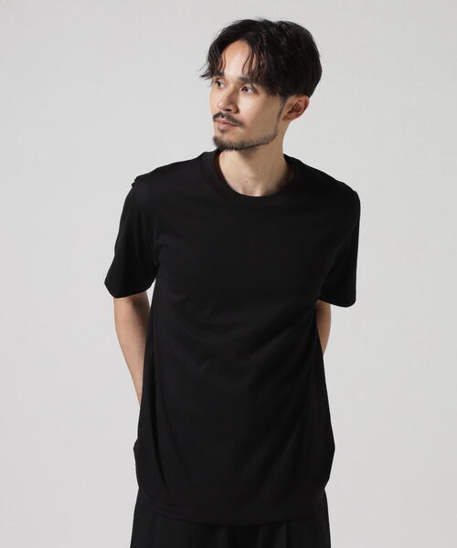 marka(マーカ)の「MARKAWARE(マーカウェア)GIZA 80/3 KNIT REGULAR FIT Tee / GIZA80/3天竺 / レギュラーフィットTee(Tシャツ/カットソー・メンズ・ブラック/ホワイト・3/2)」の10枚目の写真