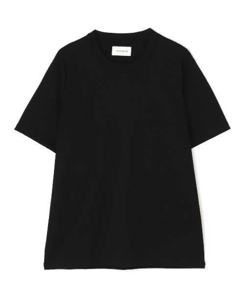 marka(マーカ)の「MARKAWARE(マーカウェア)GIZA 80/3 KNIT REGULAR FIT Tee / GIZA80/3天竺 / レギュラーフィットTee(Tシャツ/カットソー・メンズ・ブラック/ホワイト・3/2)」の4枚目の写真