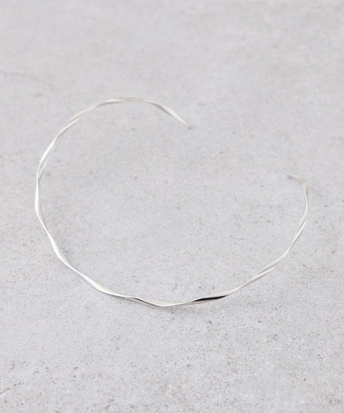 PUAL CE CIN(ピュアルセシン)の「ツイストメタルチョーカー(チョーカー・レディース・シルバー/ゴールド・FREE)」の6枚目の写真