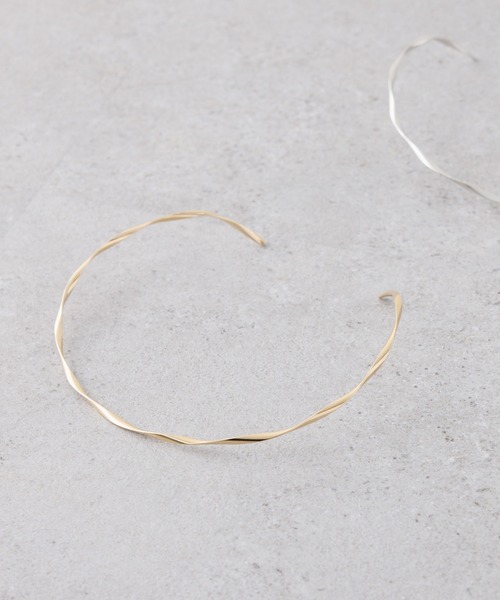 PUAL CE CIN(ピュアルセシン)の「ツイストメタルチョーカー(チョーカー・レディース・シルバー/ゴールド・FREE)」の11枚目の写真