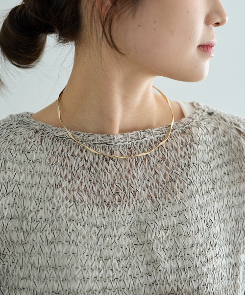 PUAL CE CIN(ピュアルセシン)の「ツイストメタルチョーカー(チョーカー・レディース・シルバー/ゴールド・FREE)」の16枚目の写真