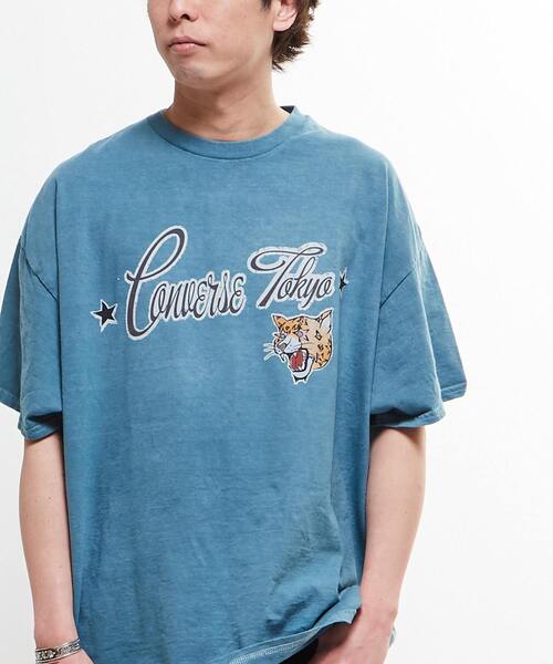 PIGMENT DYE JAGUAR LOGO TEE（Tシャツ/カットソー）｜CONVERSE